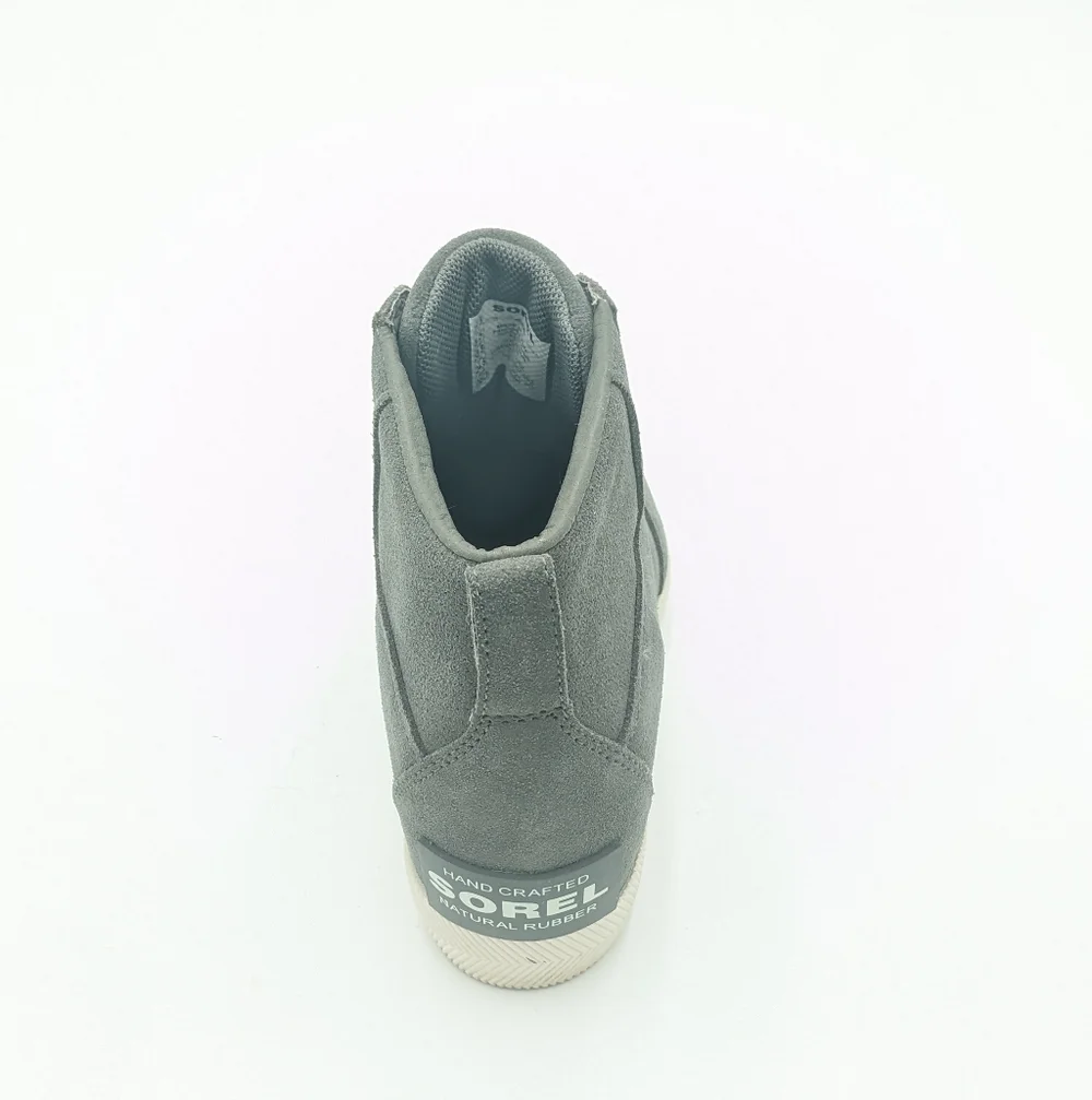 Sorel Gray Suede Sneaker Wedges